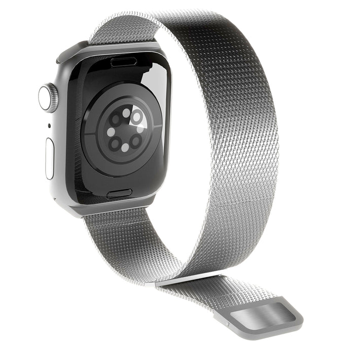 Puro Milanese Stainless Steel Strap for Apple Watch 42 / 44 / 45 / 49 mm - Silver