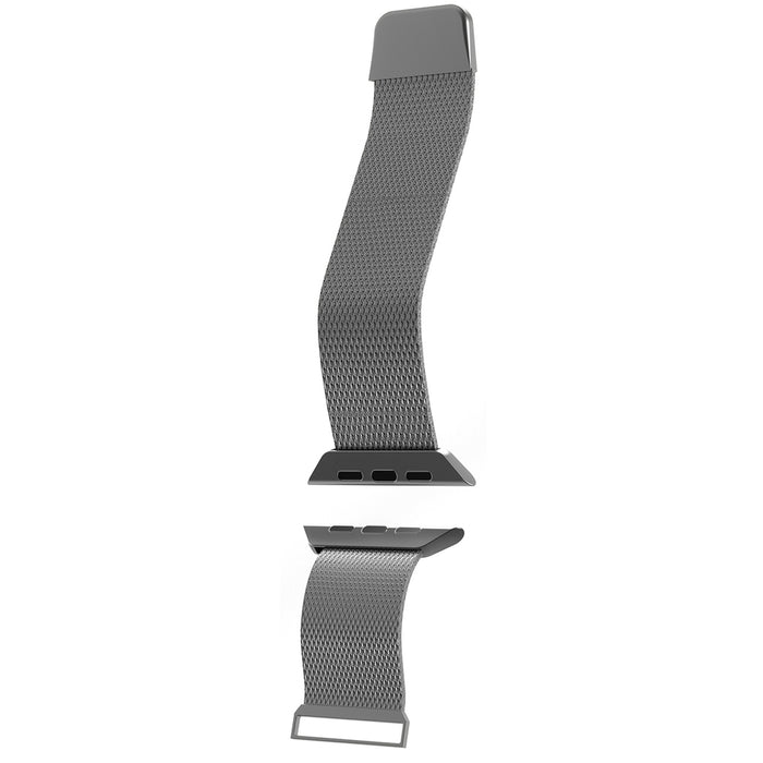 Puro Milanese Stainless Steel Strap for Apple Watch 42 / 44 / 45 / 49 mm - Silver