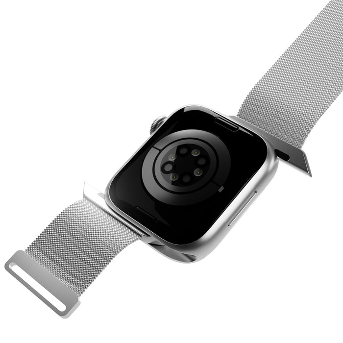 Puro Milanese Stainless Steel Apple Watch Band 38/40/41mm - Silver