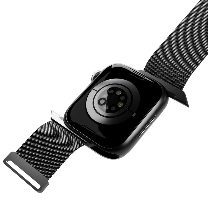Puro Milanese Stainless Steel Apple Watch Band 38/40/41mm - Black
