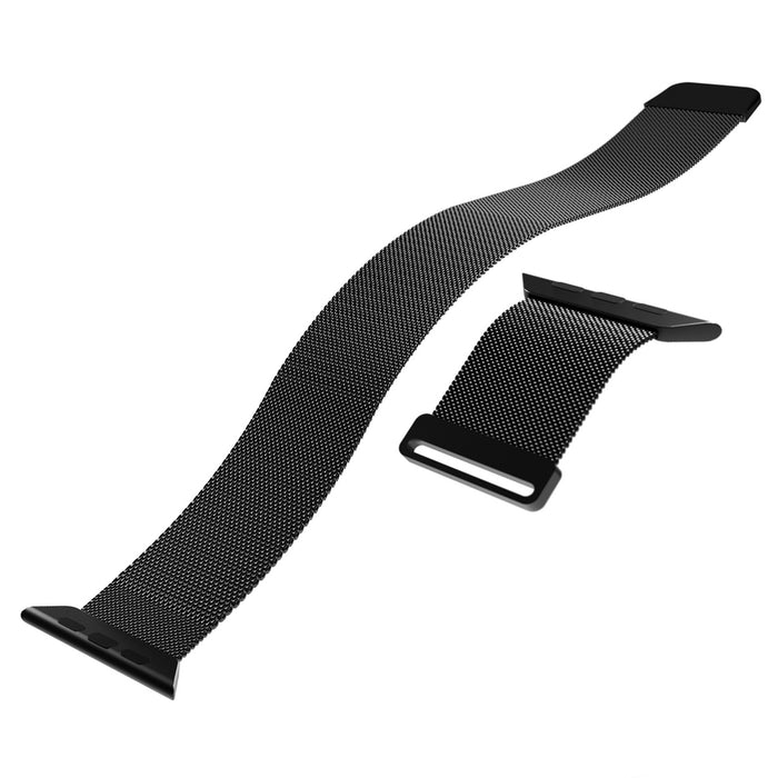 Puro Milanese Stainless Steel Apple Watch Band 38/40/41mm - Black