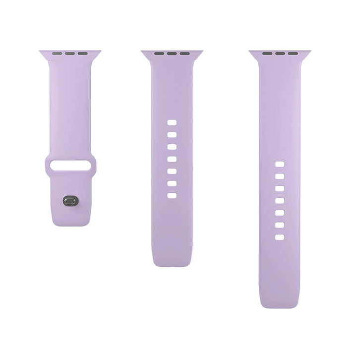 Puro Icon Silicone Strap for Apple Watch 42 / 44 / 45 / 49 mm - Lavender (2 pcs.)