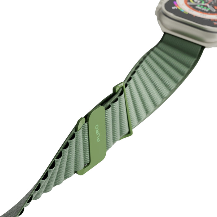 Puro Extreme Nylon Strap for Apple Watch 42 / 44 / 45 / 49 mm - Dark Green