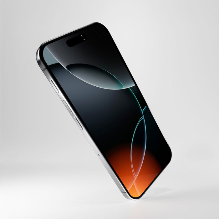 Puro Flexible Glass D3O Hybrid Glass with Black Frame for iPhone 16 Pro Max