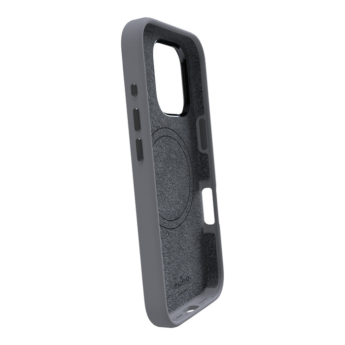 Puro Icon Mag Pro MagSafe Silicone Case for iPhone 16 Pro Max - Dark Gray