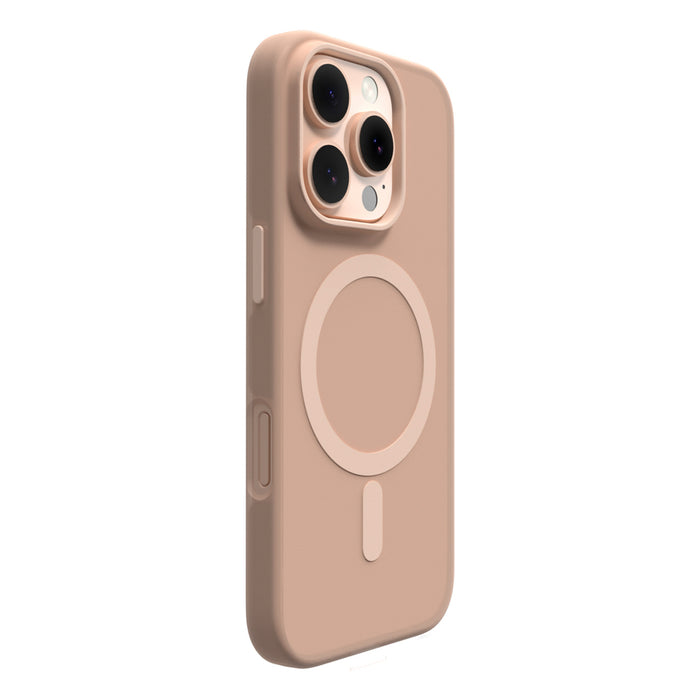 Puro Daylight MagSafe Silicone Case for iPhone 16 Pro Max - Beige