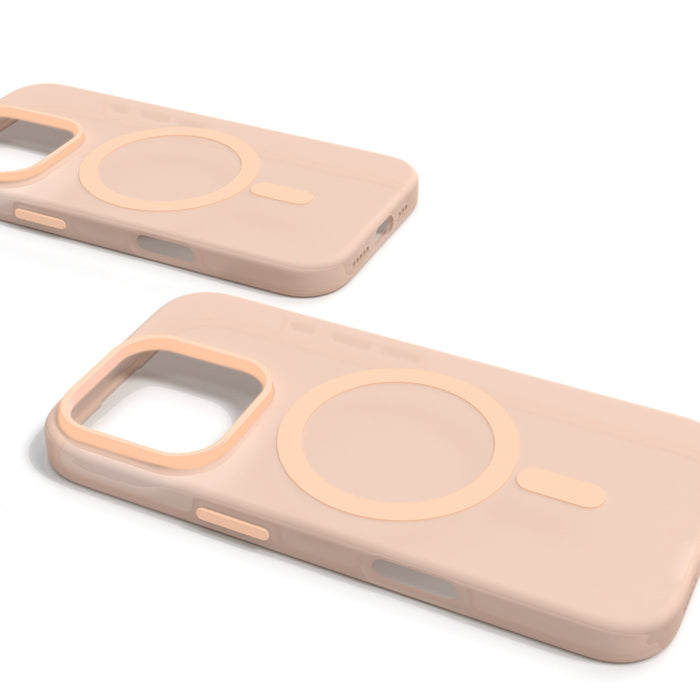 Puro Daylight MagSafe Silicone Case for iPhone 16 Pro Max - Beige