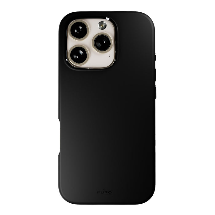 Puro Icon Mag Pro MagSafe Silicone Case for iPhone 16 Pro - Black