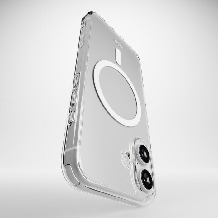 Puro Impact Clear D3O MagSafe Silicone Case for iPhone 16 - Transparent