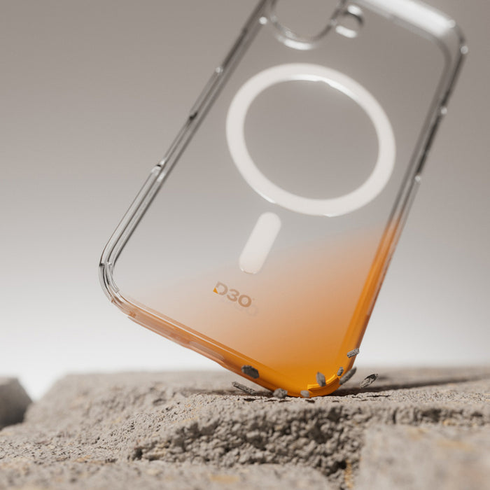 Puro Impact Clear D3O MagSafe Silicone Case for iPhone 16 - Transparent