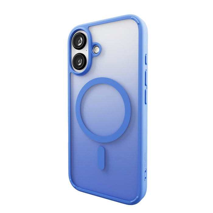 Puro Gradient MagSafe Silicone Case for iPhone 16 - Blue
