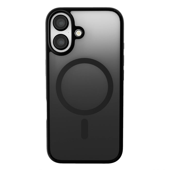 Puro Gradient MagSafe Silicone Case for iPhone 16 - Black