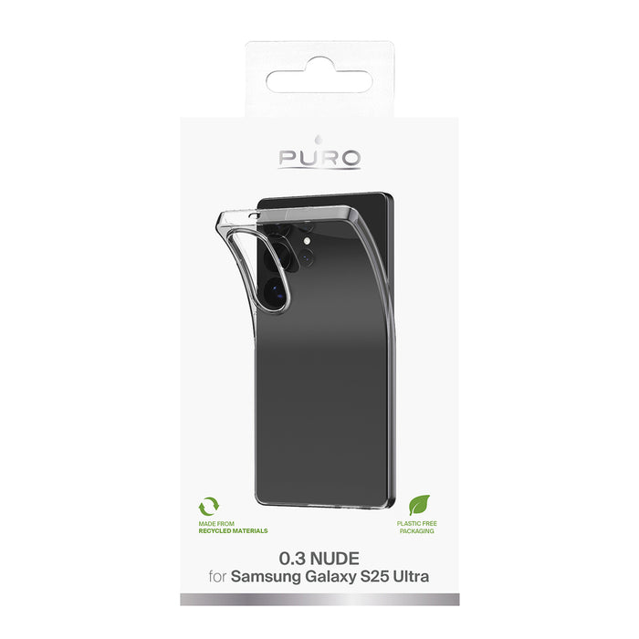 Silicone Case Puro 03 Nude for Samsung Galaxy S25 Ultra - Transparent