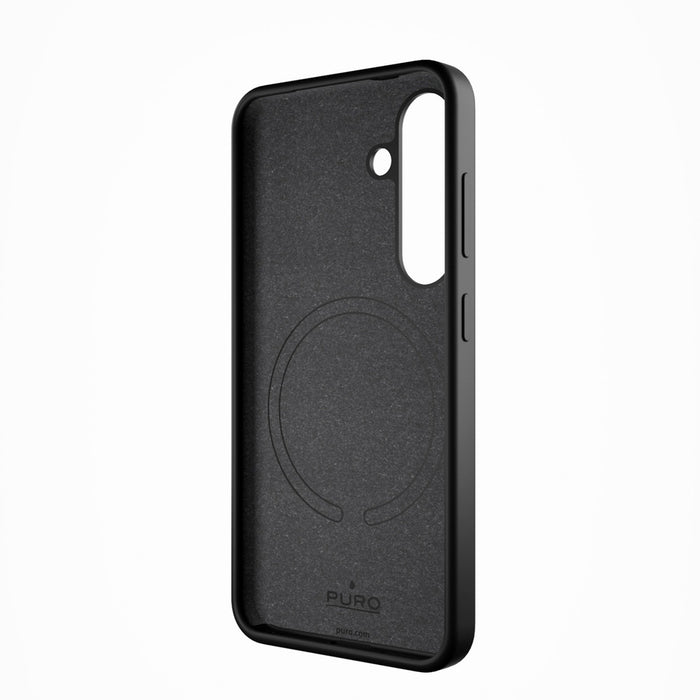 Puro Icon Silicone Case for Samsung Galaxy S25+ - Black