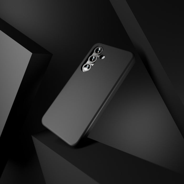 Puro Icon Mag Silicone Case with MagSafe for Samsung Galaxy S25 - Black