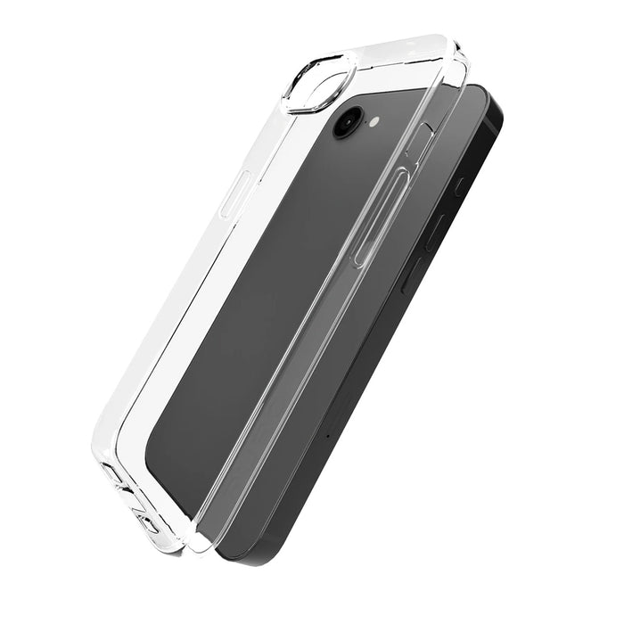 Puro 0.3 Nude Silicone Case for iPhone 16e/17e - Transparent