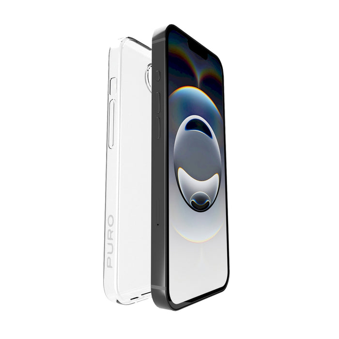 Puro 0.3 Nude Silicone Case for iPhone 16e/17e - Transparent
