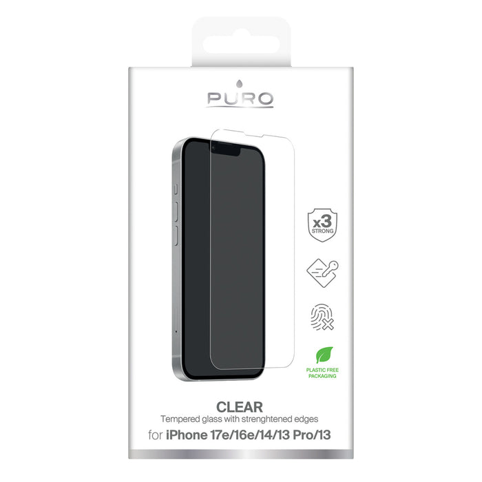 Puro Tempered Glass for iPhone 16e/17e