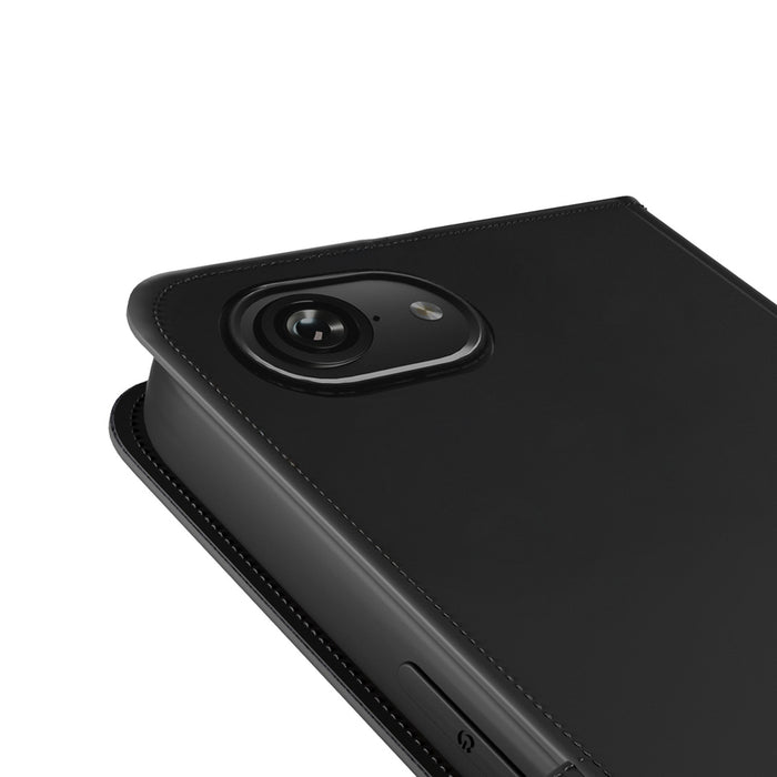 Puro Booklet Case with Flip and Wallet for iPhone 16e/17e - Black
