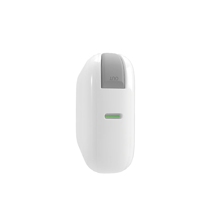 Puro Power Link 10 Plus 10000mAh Power Bank with Built-in USB-C Cable – White