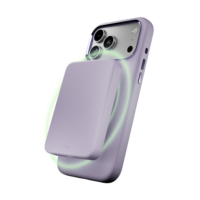Puro Icon Mag Pro Liquid Silicone Case for iPhone 17 Pro Max, MagSafe Compatible, with Camera Protection and Aluminum Buttons - Pink