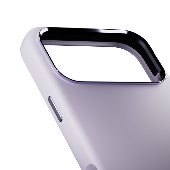 Puro Icon Mag Pro Liquid Silicone Case for iPhone 17 Pro Max, MagSafe Compatible, with Camera Protection and Aluminum Buttons - Pink
