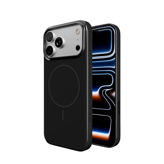 Puro Pulse Protective Case for iPhone 17 Pro Max Polycarbonate - Black