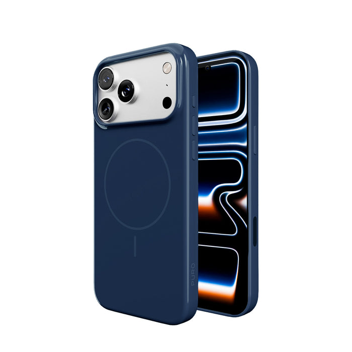 Puro Pulse iPhone 17 Pro Max Polycarbonate Protective Case - Dark Blue