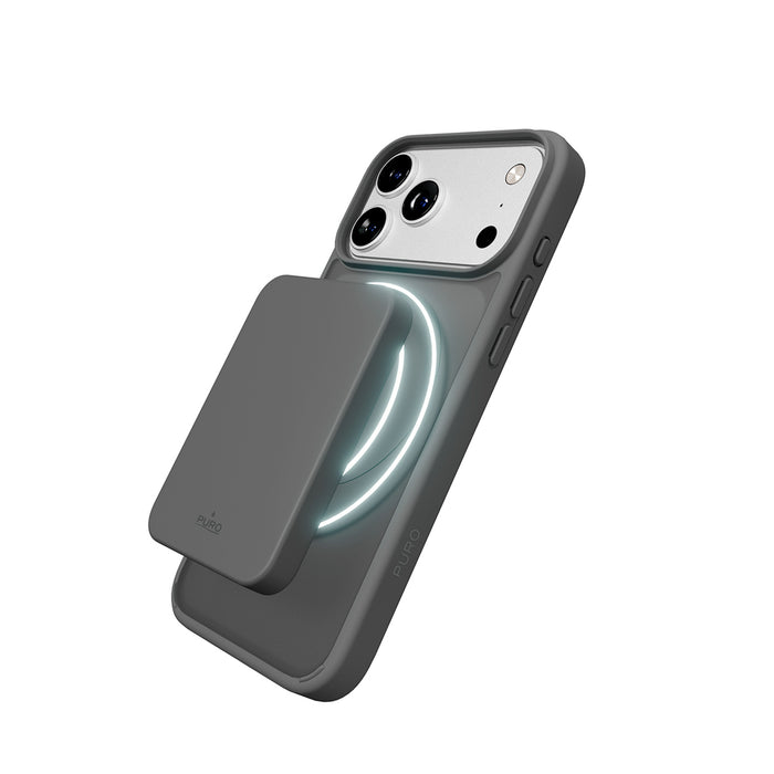 Puro Gradient TPU MagSafe Compatible Case for iPhone 17 Pro Max - Gray