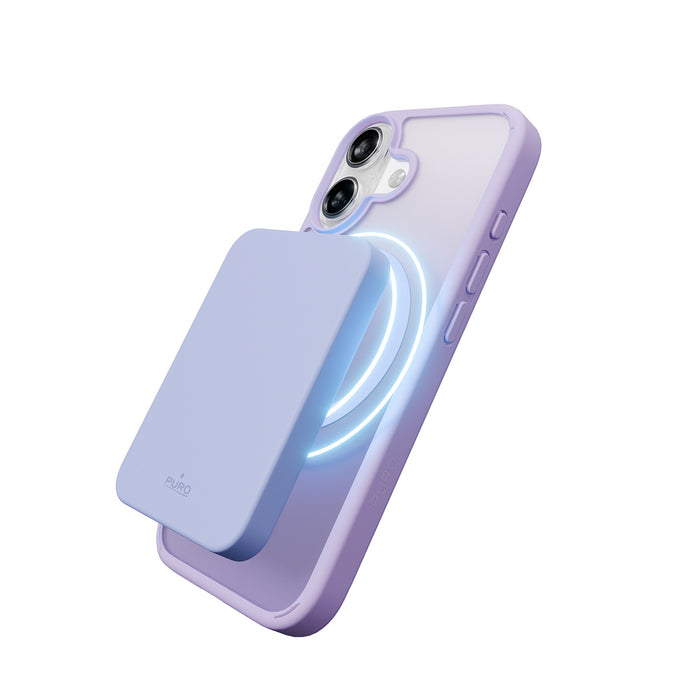 Puro Gradient TPU MagSafe Compatible Case for iPhone 17 - Purple