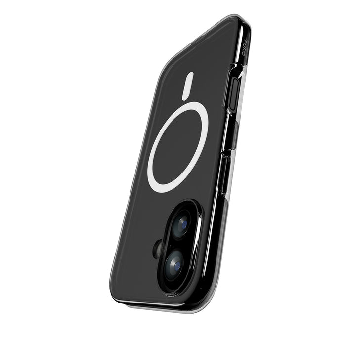 Puro Impact Clear D3O TPU+PC MagSafe Compatible Case for iPhone 17 - Transparent