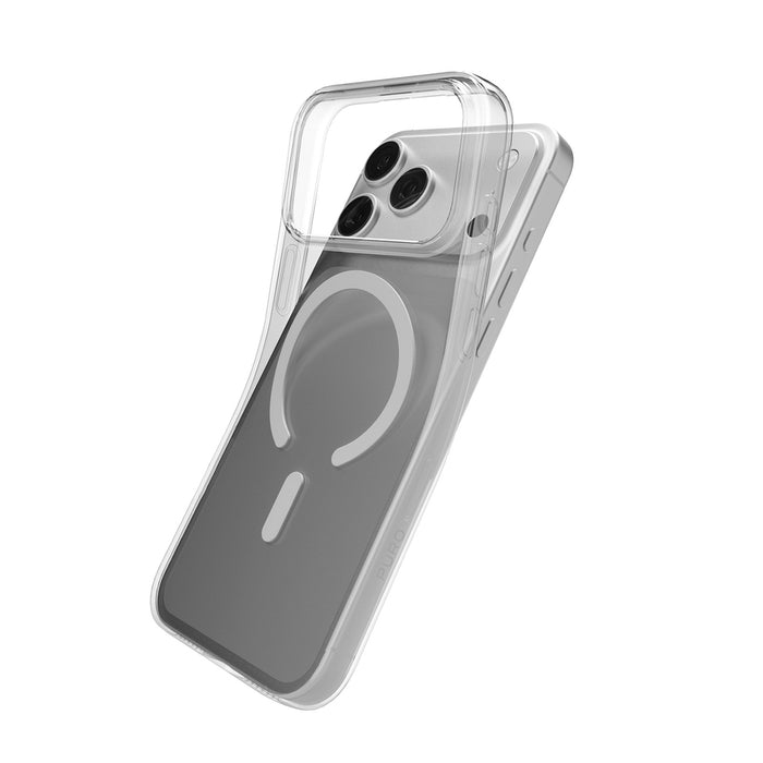 Puro 0.3 MAG Ultra-Slim TPU Case Compatible with MagSafe for iPhone 17 Pro Max - Transparent