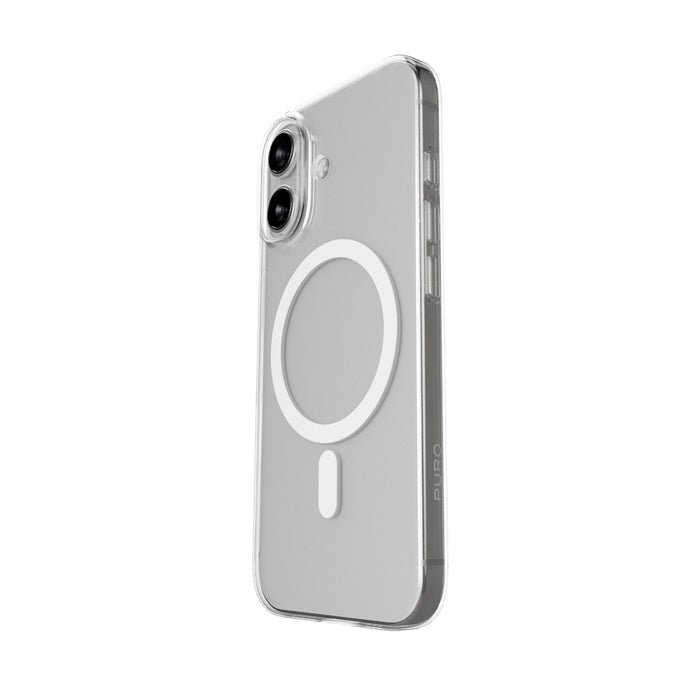 Puro 0.3 MAG Ultra-Slim TPU Case Compatible with MagSafe for iPhone 17 - Transparent