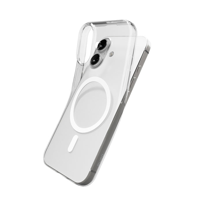 Puro 0.3 MAG Ultra-Slim TPU Case Compatible with MagSafe for iPhone 17 - Transparent