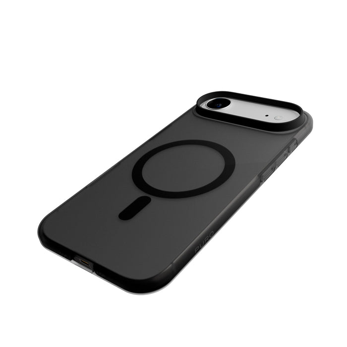 Puro Daylight Magsafe Compatible Silicone Case for iPhone 17 Air - Translucent Black