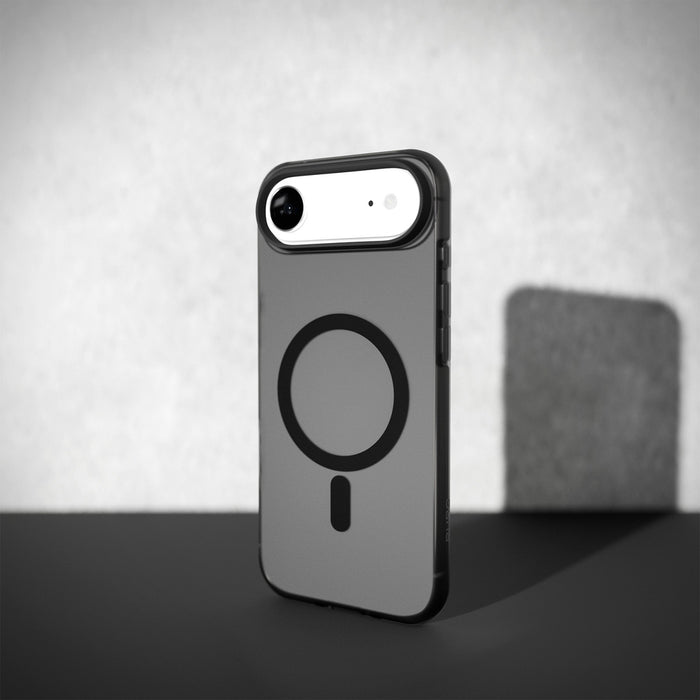 Puro Daylight Magsafe Compatible Silicone Case for iPhone 17 Air - Translucent Black