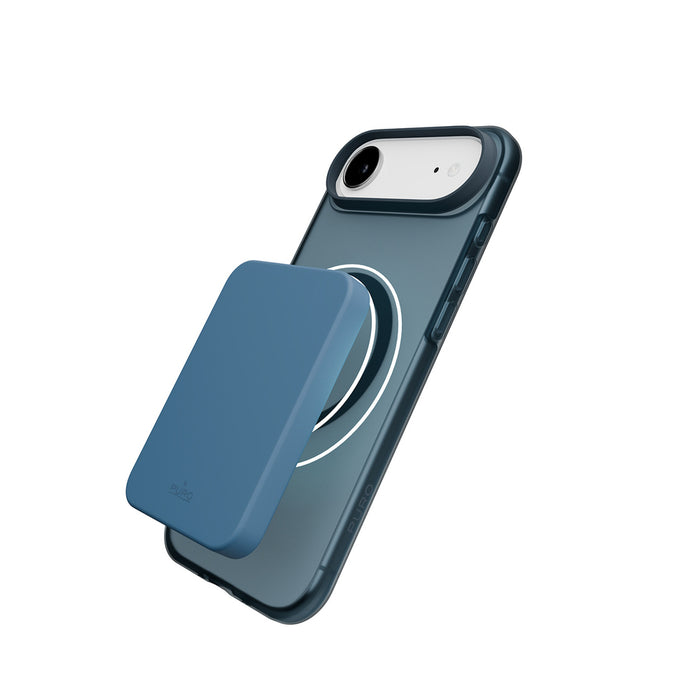 Puro Daylight Magsafe Compatible Silicone Case for iPhone 17 Air - Translucent Turquoise