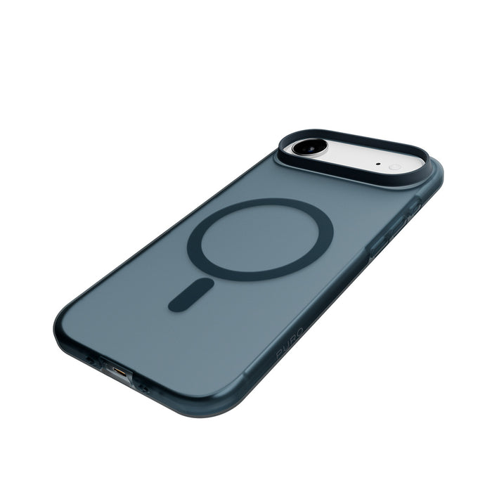 Puro Daylight Magsafe Compatible Silicone Case for iPhone 17 Air - Translucent Turquoise