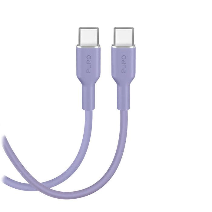 Puro ICON USB-C - USB-C Cable 1.5m - Purple
