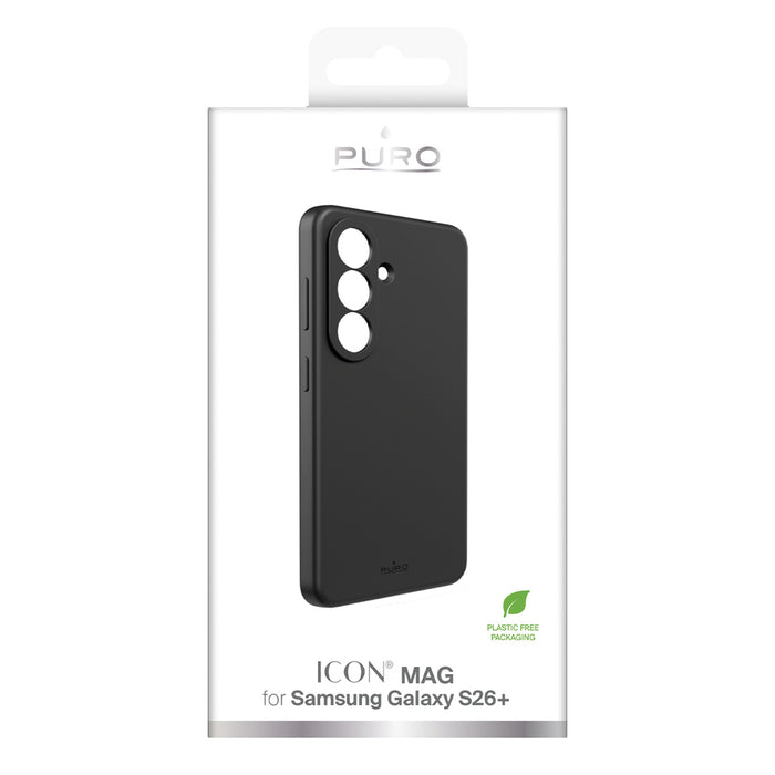 Puro ICON protective case for Samsung Galaxy S26 Plus silicone - black