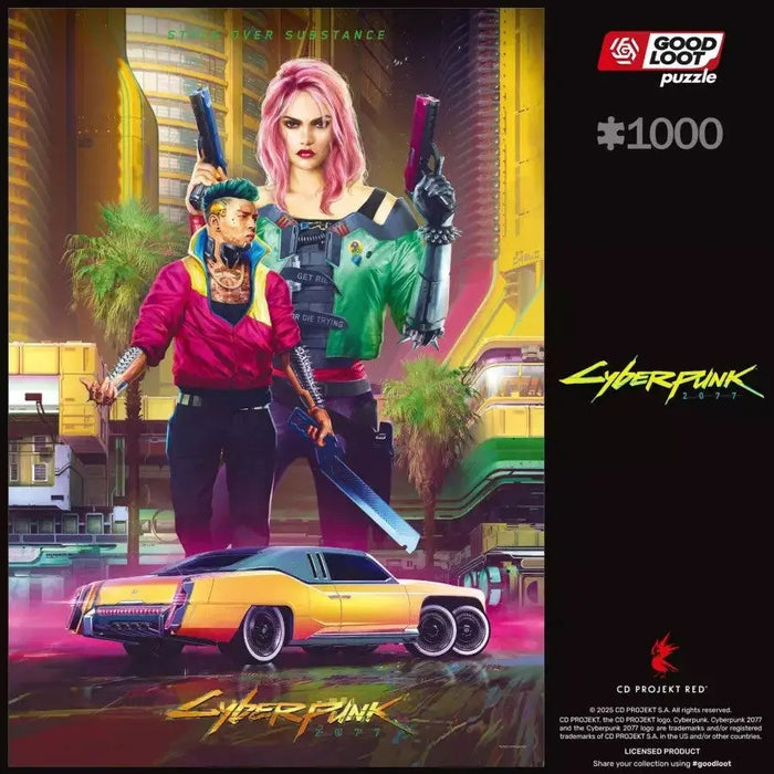 Puzzle Good Loot Gaming - Cyberpunk 2077: Kitsch Style 1000 pc(s) - TraditionalPUZ-TRA<<<(Games and Toys)