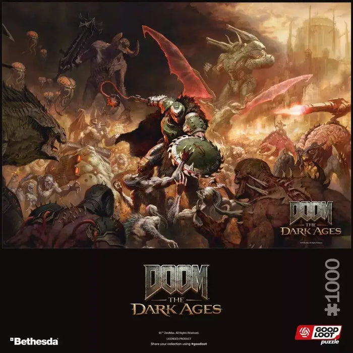 Puzzle Good Loot Gaming - Doom: The Dark Ages - Slayer’s Rage 1000 pc(s) - TraditionalPUZ-TRA<<<(Games and Toys)