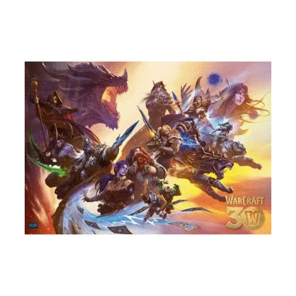 Puzzle Good Loot Gaming - World of Warcraft: Warcraft 30th Anniversary 1000 pc(s) - TraditionalPUZ-TRA<<<(Games