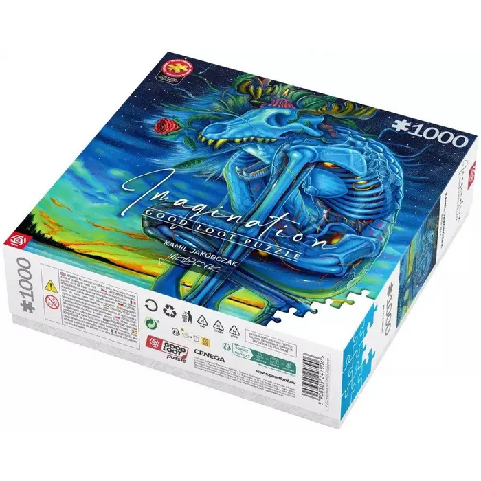 Puzzle Good Loot Imagination - Kamil Jakóbczak: White Wolf 1000 pc(s) - TraditionalPUZ-TRA<<<(Games and Toys)