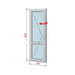 PVC BALCONY DOOR PROFILINK 5-CHAMBER 70X200 CM. LEFT - Врати<<<Врати и обков<<<Строителни
