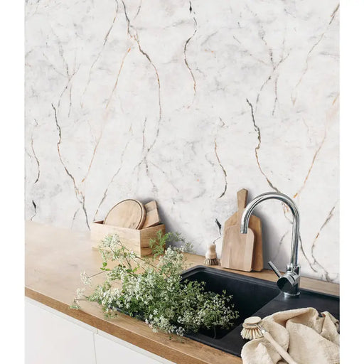 PVC LAMPS VILO GOLD MARBLE - Ламперия<<<Стенни и таванни панели<<<Подови и стенни покрития<<<Praktiker