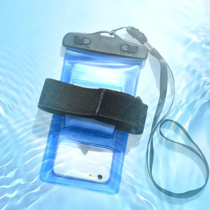 PVC waterproof armband phone case - orange - Sport products<<<HurtelXML