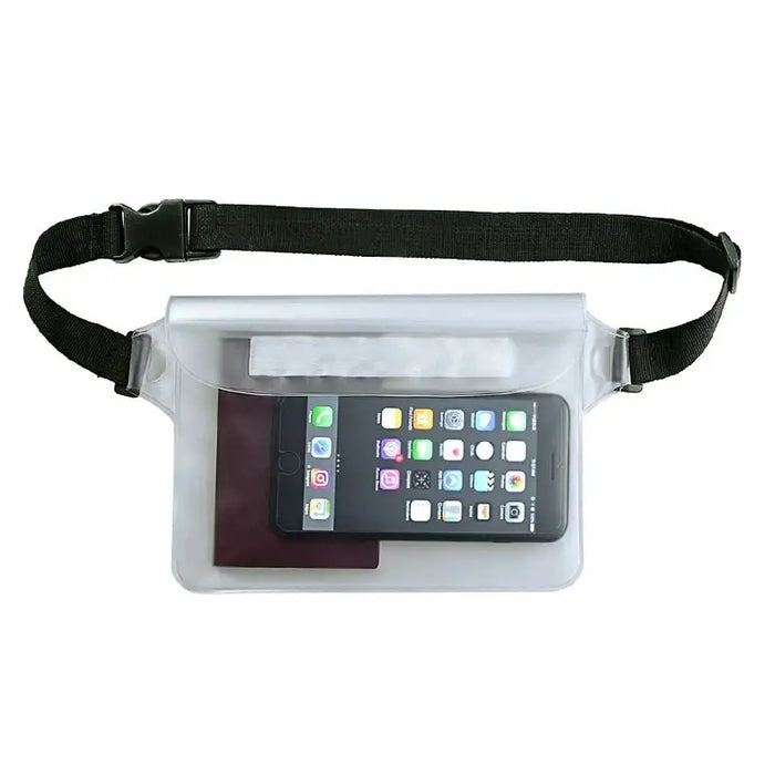 PVC waterproof pouch / waist bag - light blue - Cell phone cases and covers<<<HurtelXML
