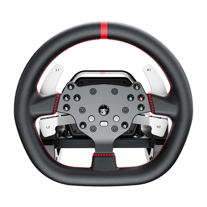 PXN-V10 Pro gaming set - steering wheel + pedals + mounting clamps (PC / PS4 / Xbox One / Xbox Series X|S)