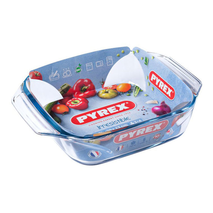 RECTANGULAR PAN WITH HANDLES 2.1 L PYREX IRRESISTIBLE